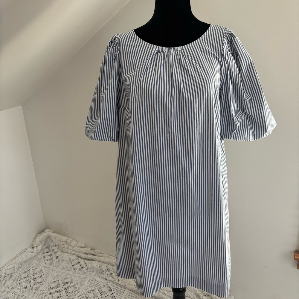 Vineyard Vines Blue and White Striped Mini Dress
